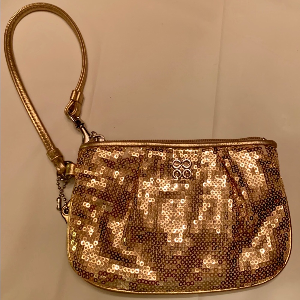 Gold Sequin Coach Wrislet
